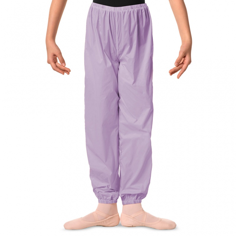 Kids\' Bloch Children Ripstop Pants Bottoms Lilac | LUSSX12222