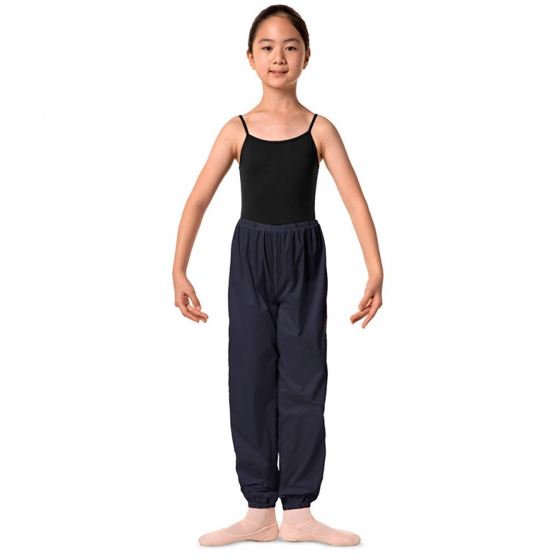 Kids' Bloch Children Ripstop Pants Bottoms Navy | USJZR23386