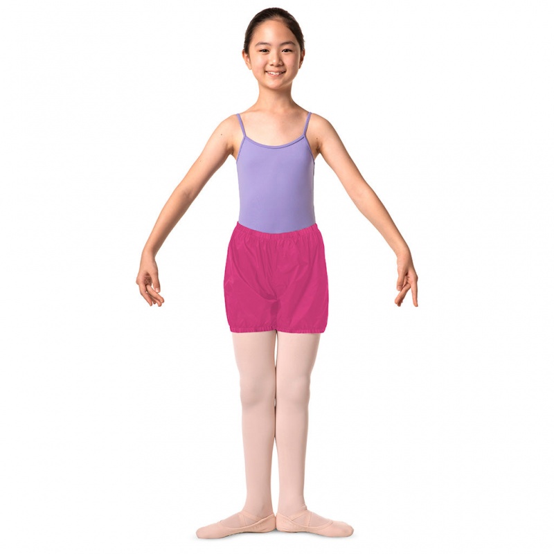 Kids' Bloch Children Ripstop Shorts Bottoms Raspberry | USICD82906