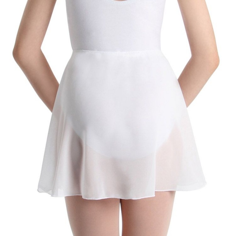 Kids' Bloch Chita Skirts White | USCVG16504