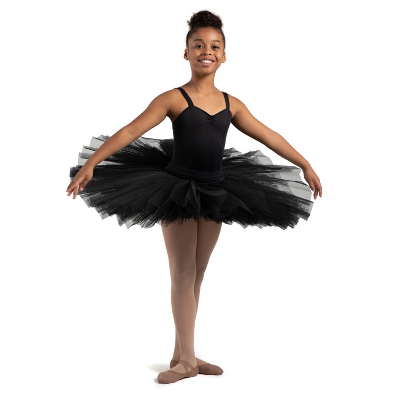 Kids' Bloch Classic Practice Skirts Black | PUSER17523