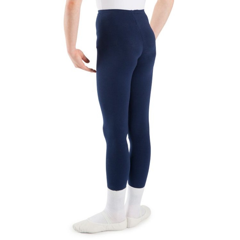 Kids' Bloch Dale Footless Tight Navy | BUSSD29761