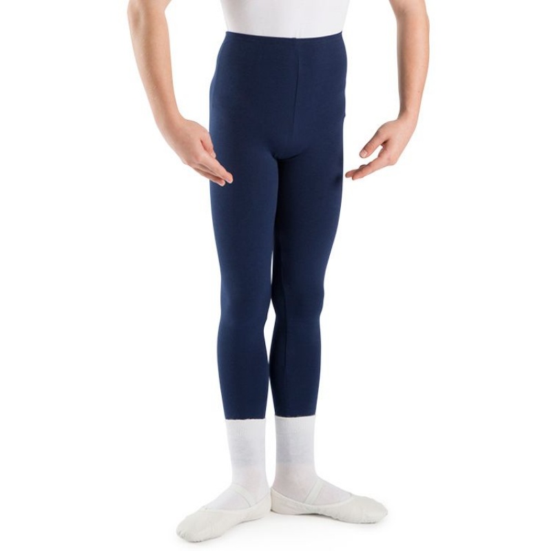 Kids\' Bloch Dale Footless Tight Navy | BUSSD29761