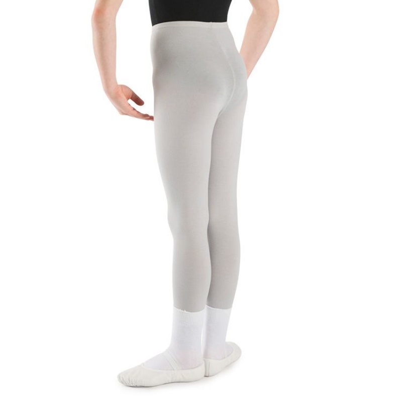 Kids' Bloch Dale Footless Tight Silver | PUSQX71644