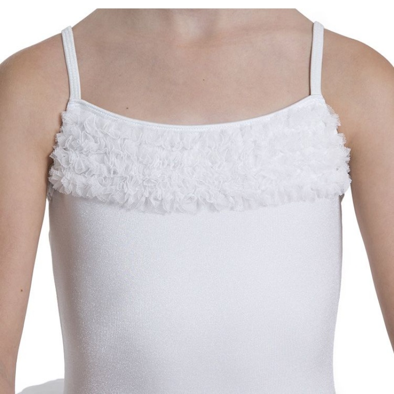 Kids' Bloch Desdemona Tutu Leotards White | MUSFT20678