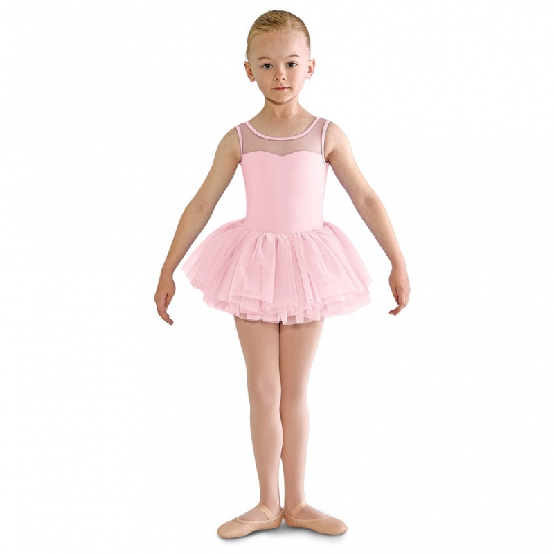 Kids' Bloch Emica Sweetheart Dress Candy Pink | USDYB14593