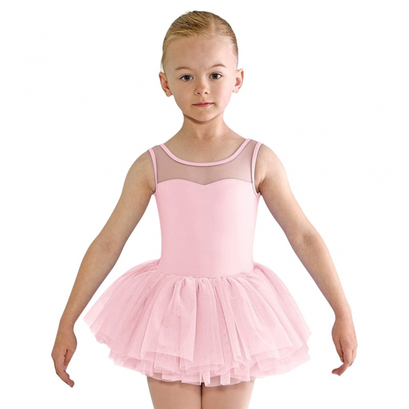 Kids\' Bloch Emica Sweetheart Dress Candy Pink | USDYB14593