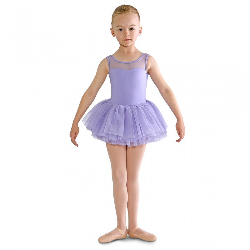 Kids' Bloch Emica Sweetheart Dress Lilac | AUSWC93614