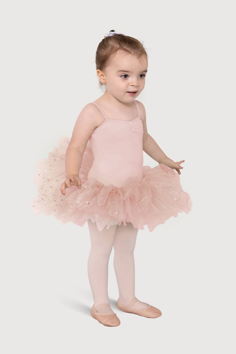 Kids' Bloch Estrella Stars & Moons Dress Shell Pink | USDYB29755