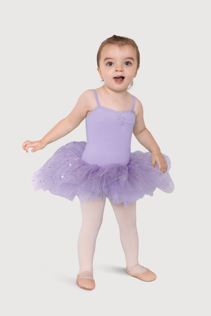 Kids' Bloch Estrella Stars & Moons Dress Wisteria | GUSUC72019