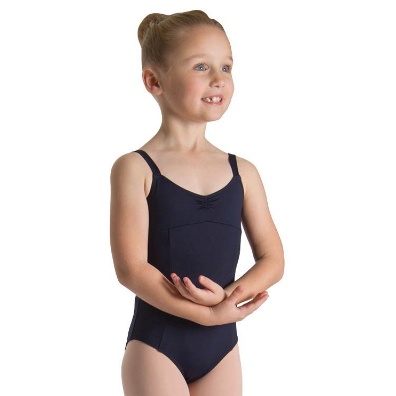 Kids\' Bloch Evanleigh Princess Line Leotards Navy | GUSEC81548