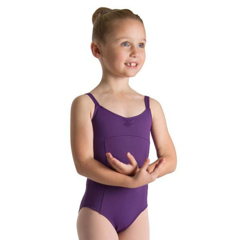 Kids\' Bloch Evanleigh Princess Line Leotards Purple | YUSVQ18780