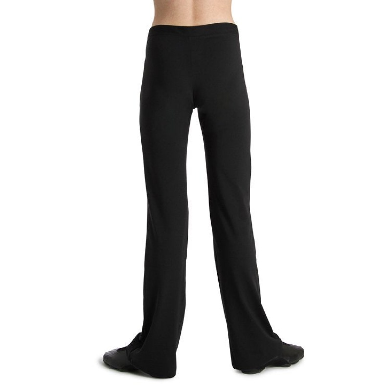 Kids' Bloch Front Pant Bottoms Black | USNEJ40817