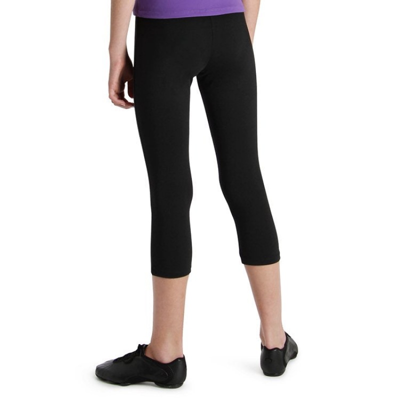 Kids' Bloch Front Tight Bottoms Black | QUSWA12944