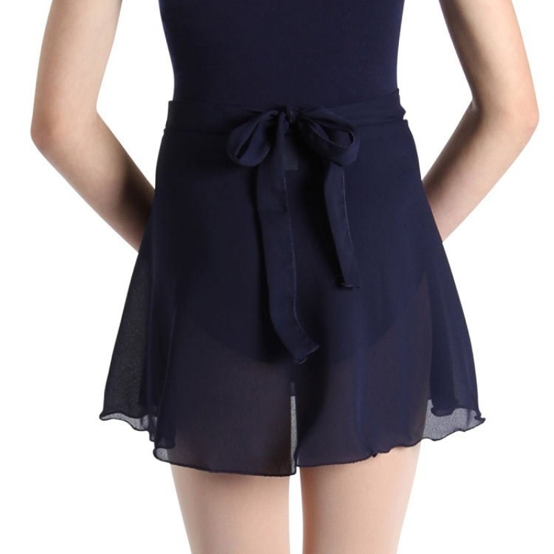 Kids' Bloch Geena Skirts Navy | EUSHC27480