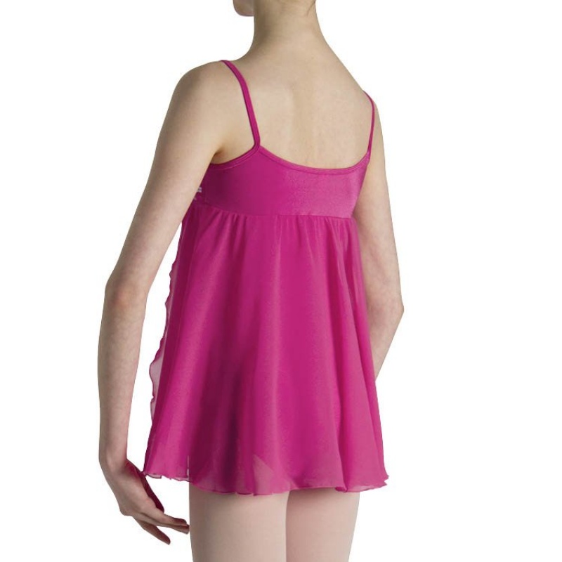 Kids' Bloch Haruna Leotards Hot Pink | USDFL46869