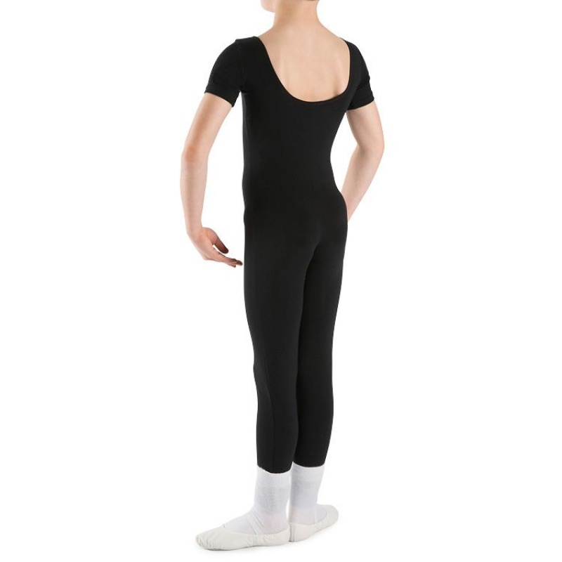 Kids' Bloch Matt Unitard Tight Black | USEGJ70336