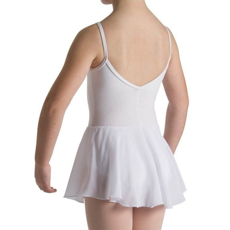 Kids' Bloch Mirella Alice Cami Tween Leotards White | SUSNY10221