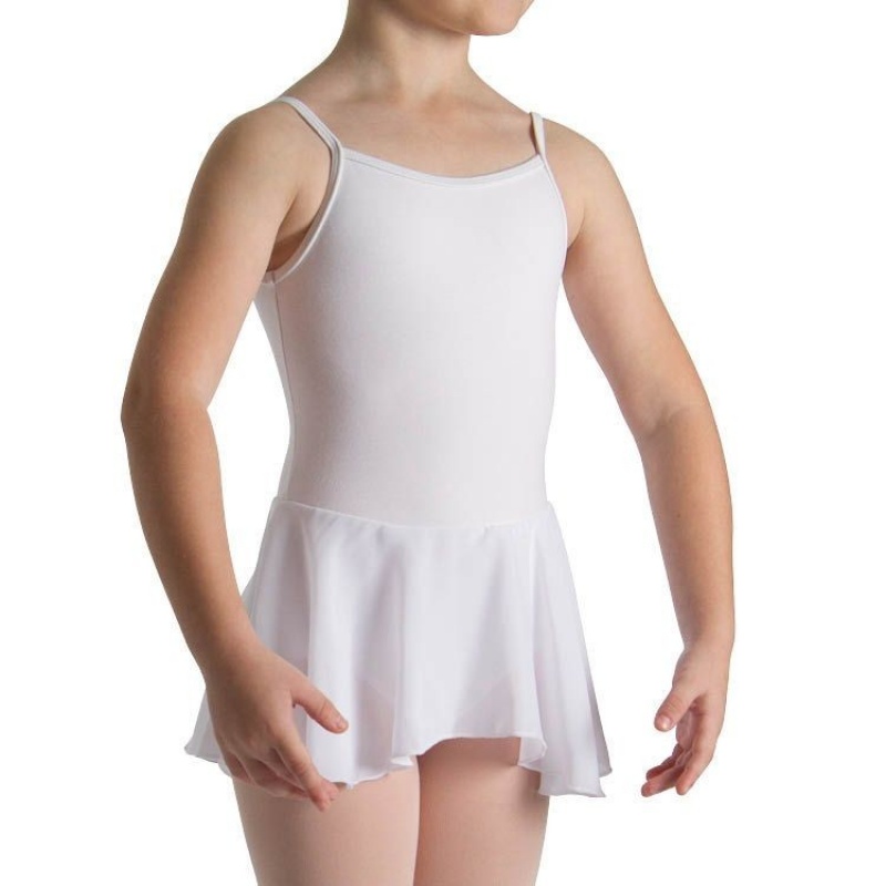 Kids' Bloch Mirella Alice Cami Tween Leotards White | SUSNY10221