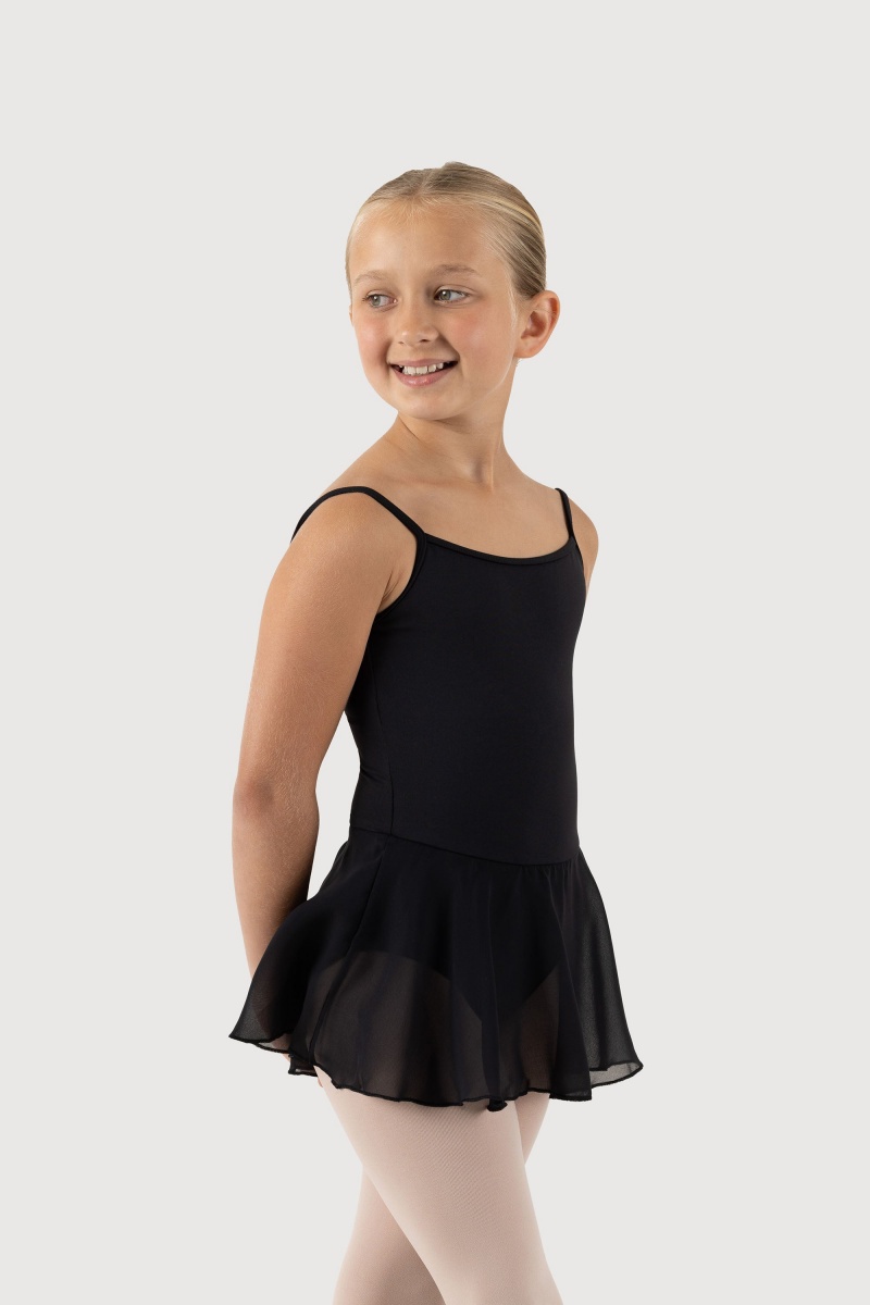 Kids\' Bloch Oriole Camisole Leotards Black | GUSUC63325