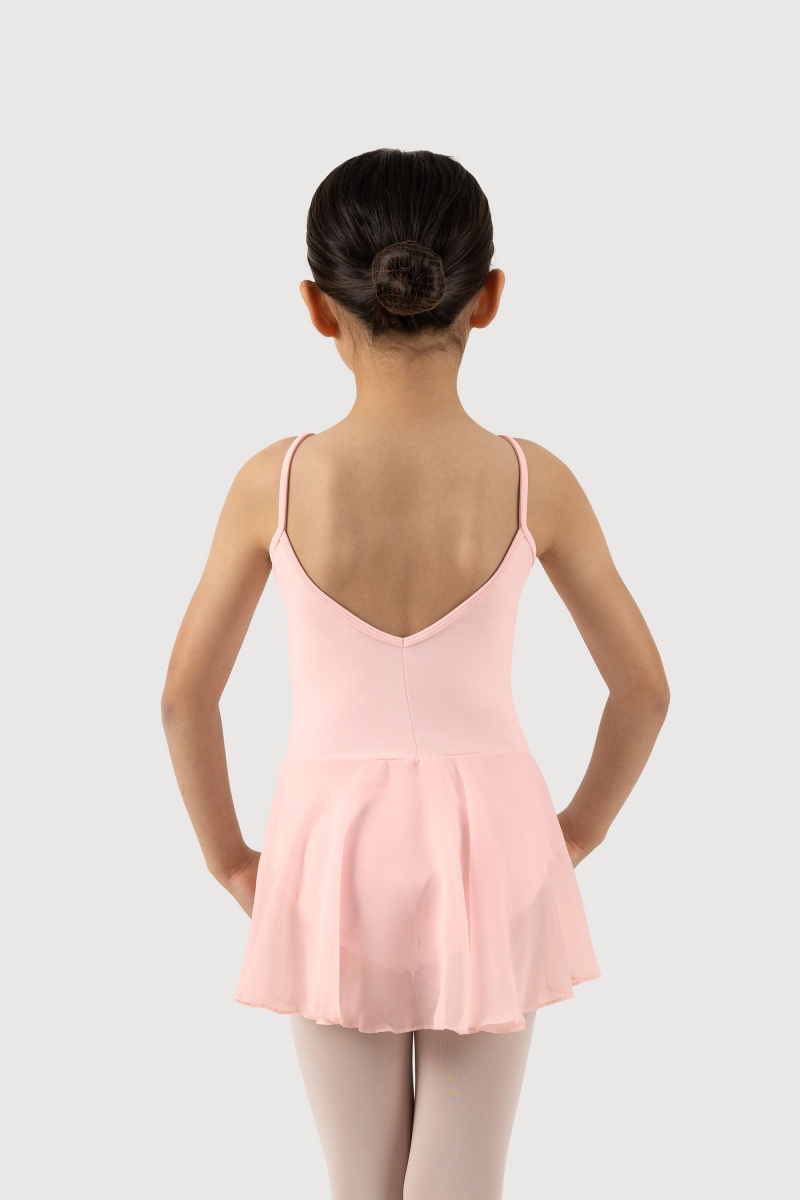 Kids' Bloch Oriole Camisole Leotards Candy Pink | USICD79016