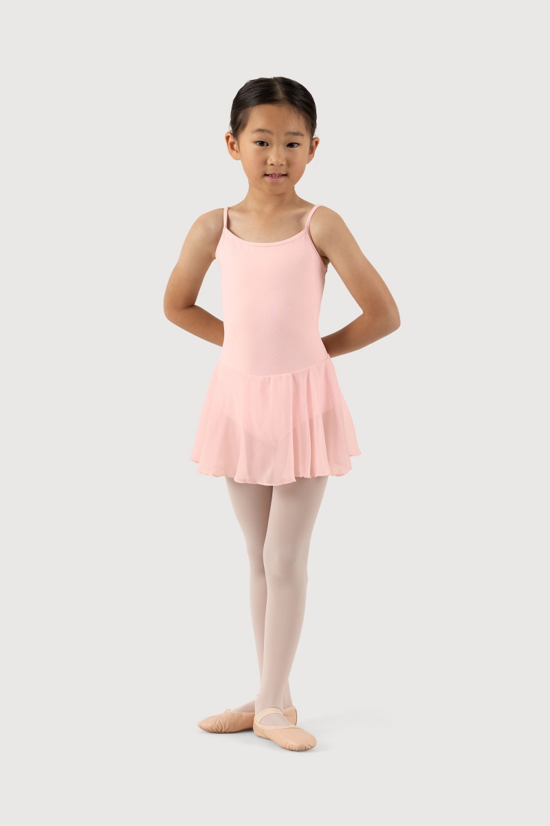 Kids' Bloch Oriole Camisole Leotards Candy Pink | USICD79016