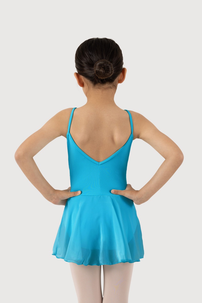 Kids' Bloch Oriole Camisole Leotards Capri Blue | USNEJ20738