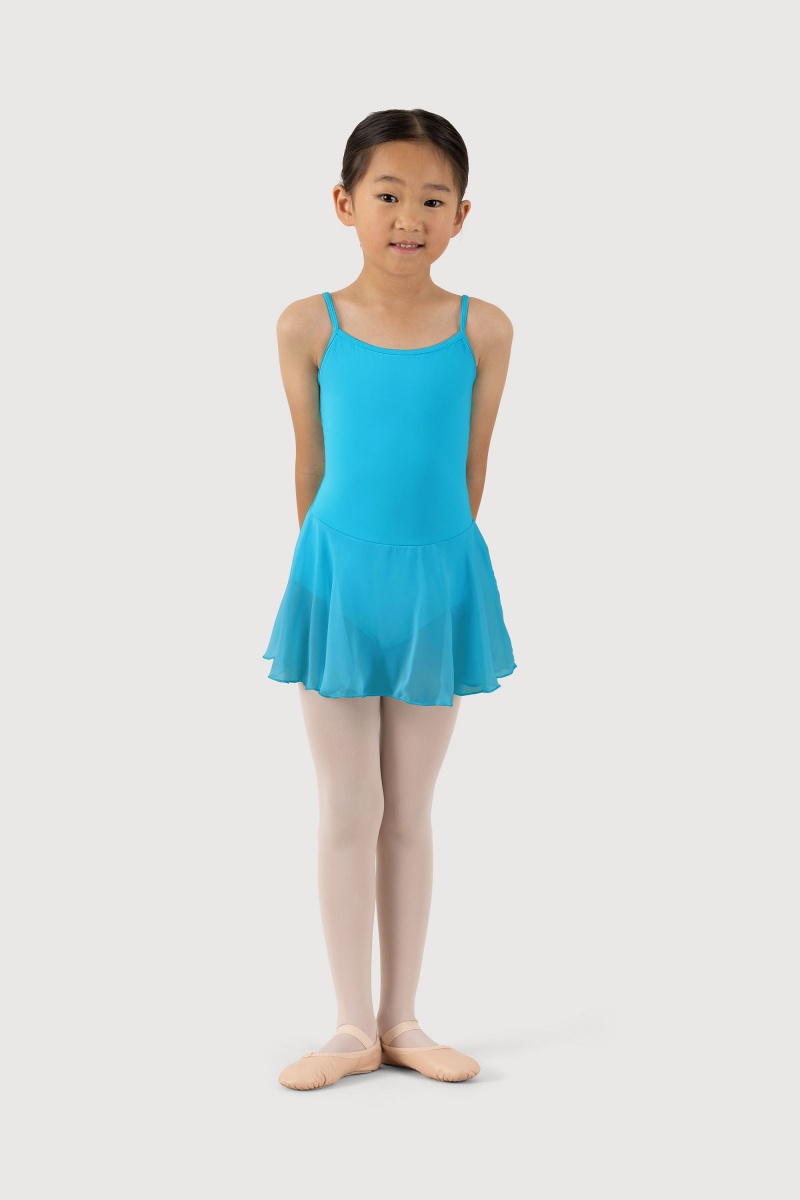 Kids' Bloch Oriole Camisole Leotards Capri Blue | USNEJ20738