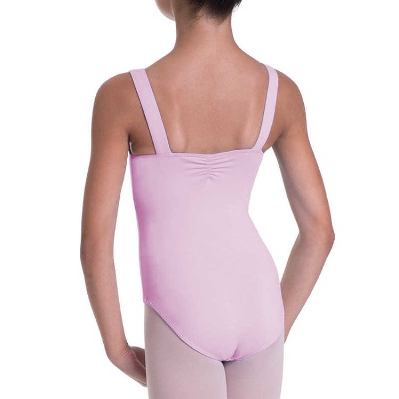 Kids' Bloch Overture Obelia Princess Seam Leotards French Rose | USDFL28211