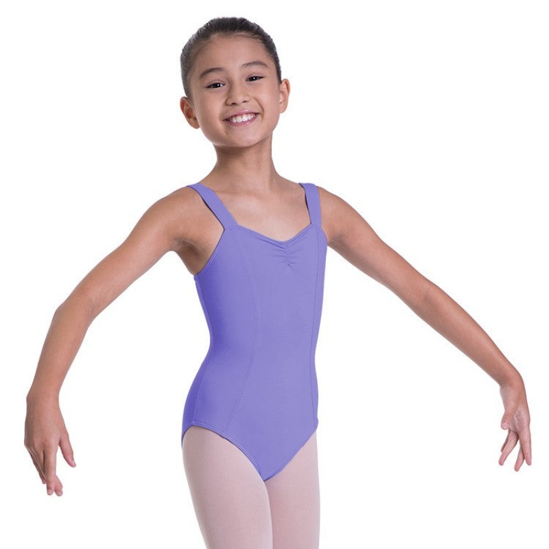 Kids\' Bloch Overture Obelia Princess Seam Leotards Jacaranda | FUSHY97655