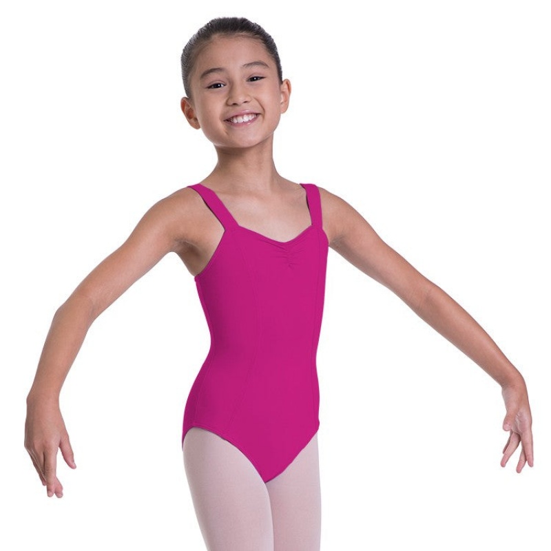 Kids\' Bloch Overture Obelia Princess Seam Leotards Mulberry | XUSGW92383