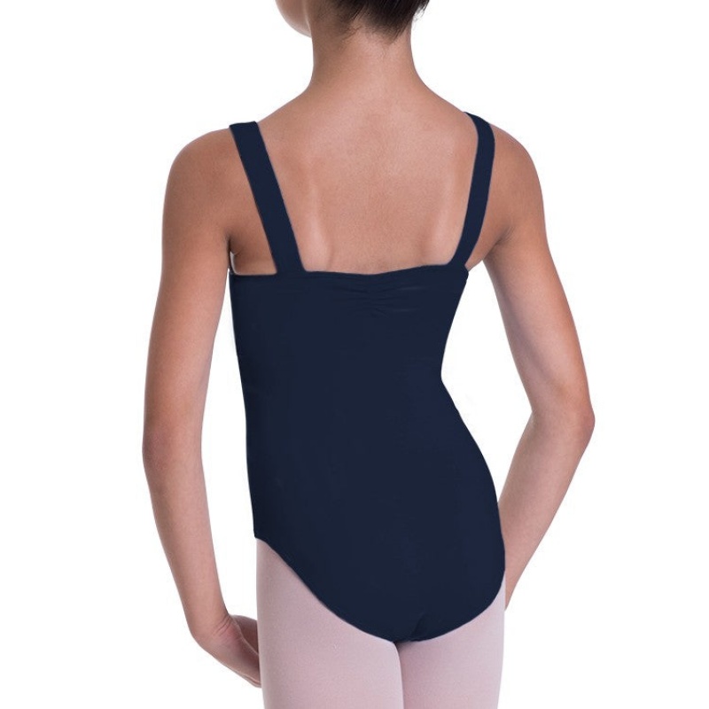 Kids' Bloch Overture Obelia Princess Seam Leotards Navy | USNZX38700