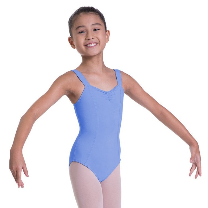 Kids\' Bloch Overture Obelia Princess Seam Leotards Cornflower | BUSSO97145