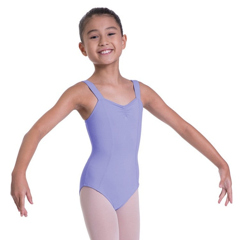 Kids\' Bloch Overture Obelia Princess Seam Leotards Lilac | USQCS60346