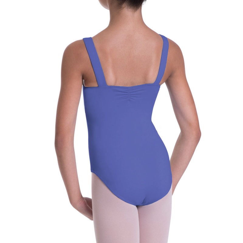 Kids' Bloch Overture Obelia Princess Seam Leotards Zaffiro | XUSBH34911