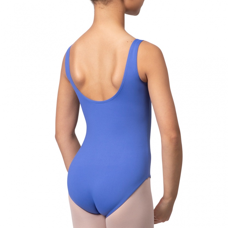 Kids' Bloch Overture Ondina Princess Seam Leotards Zaffiro | LUSSX25811