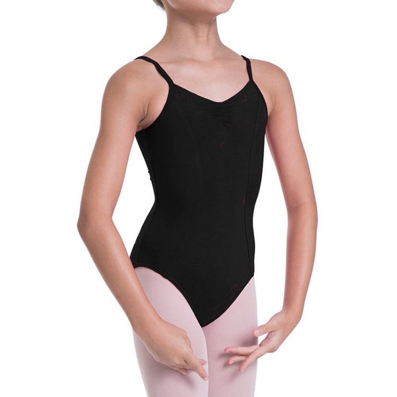 Kids' Bloch Overture Oriana Princess Seam Leotards Black | MUSHR91406