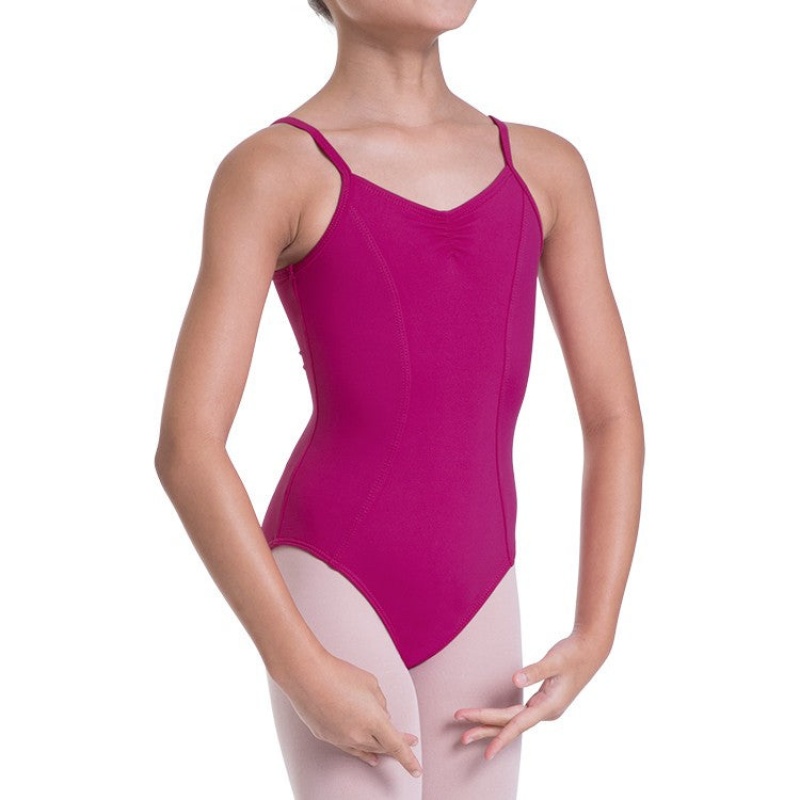 Kids' Bloch Overture Oriana Princess Seam Leotards Mulberry | USIIZ67427