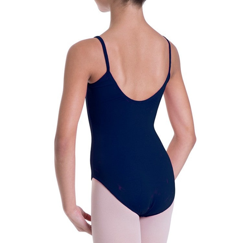 Kids' Bloch Overture Oriana Princess Seam Leotards Navy | USXMI69286