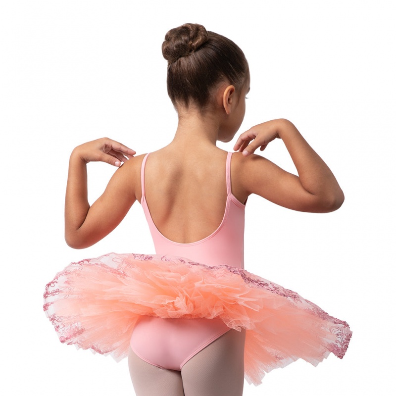 Kids' Bloch Perlaida' Sequin Overlay Tutu Leotards French Rose | FUSHY11933