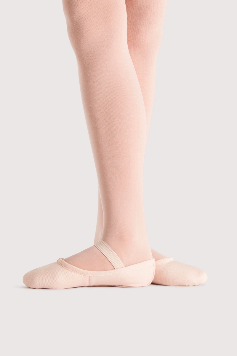 Kids' Bloch Prolite II Canvas Girls Ballet Flats Pink | UUSND65029