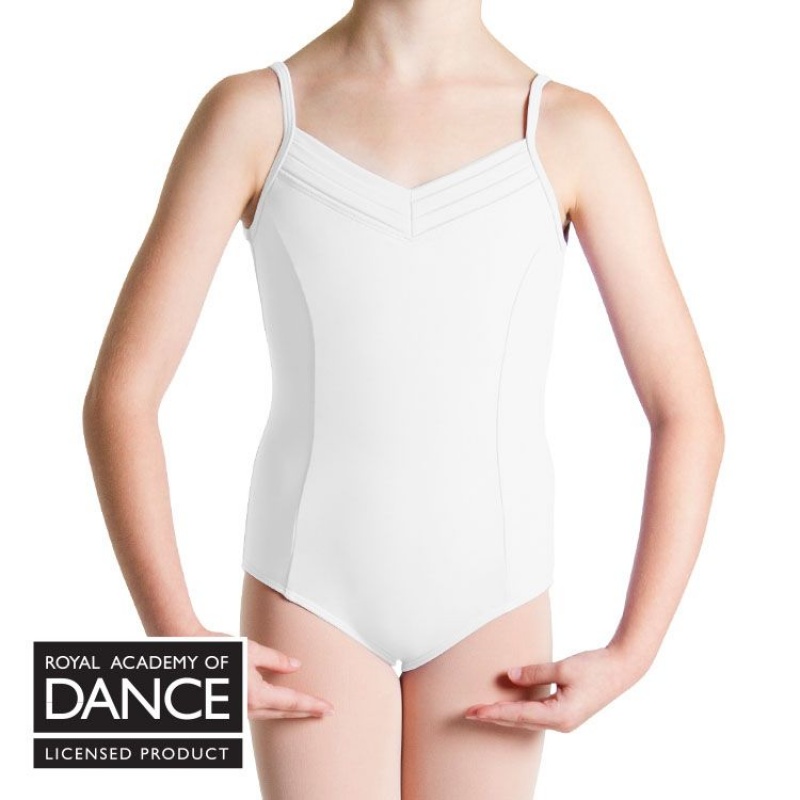 Kids\' Bloch RAD Rosa Examination Leotards White | MUSHR75711