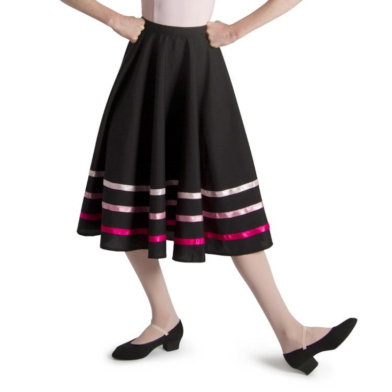 Kids' Bloch Ribbon Character Skirts Pink | EUSHC48461