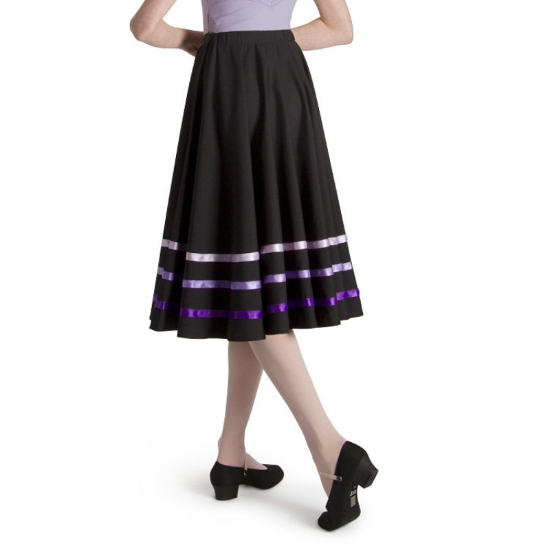 Kids' Bloch Ribbon Character Skirts Purple | AUSWC86102