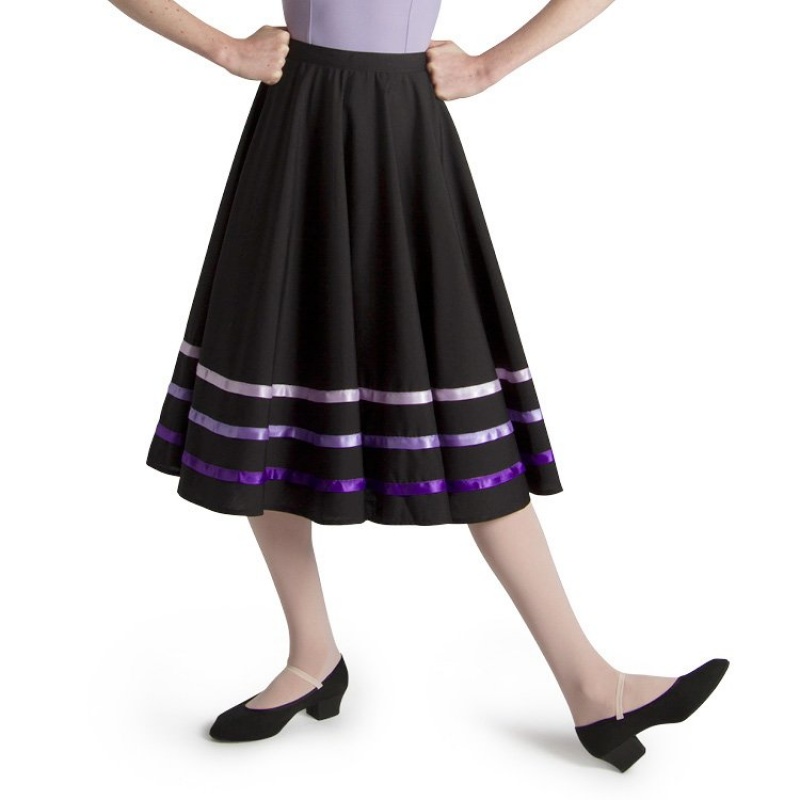 Kids' Bloch Ribbon Character Skirts Purple | AUSWC86102