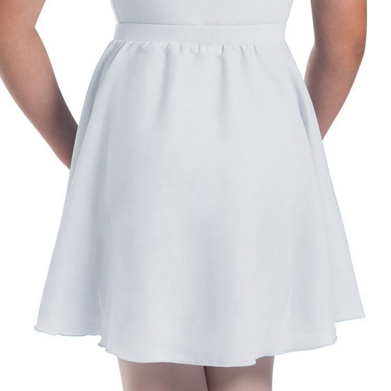 Kids' Bloch Royale Exam Skirts White | AUSWC77480