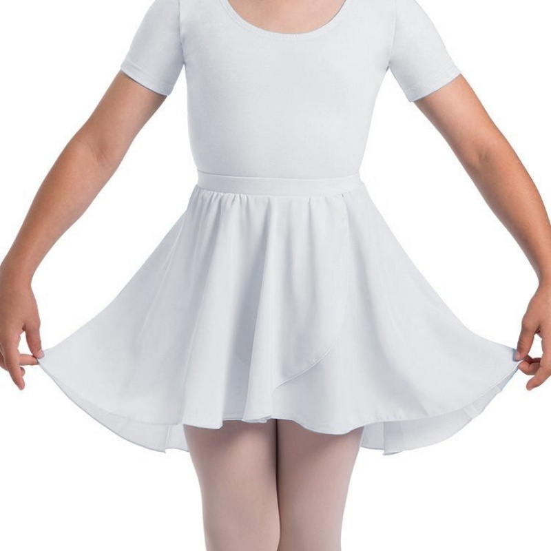 Kids' Bloch Royale Exam Skirts White | AUSWC77480