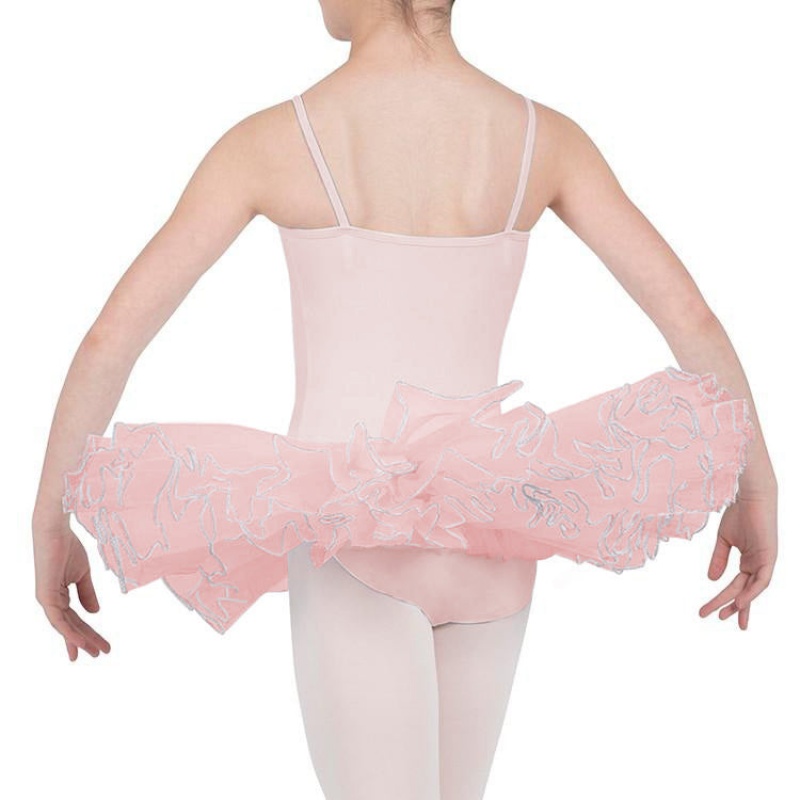 Kids' Bloch Silvana Diamante Tutu Leotards Candy Pink | USDYB52668