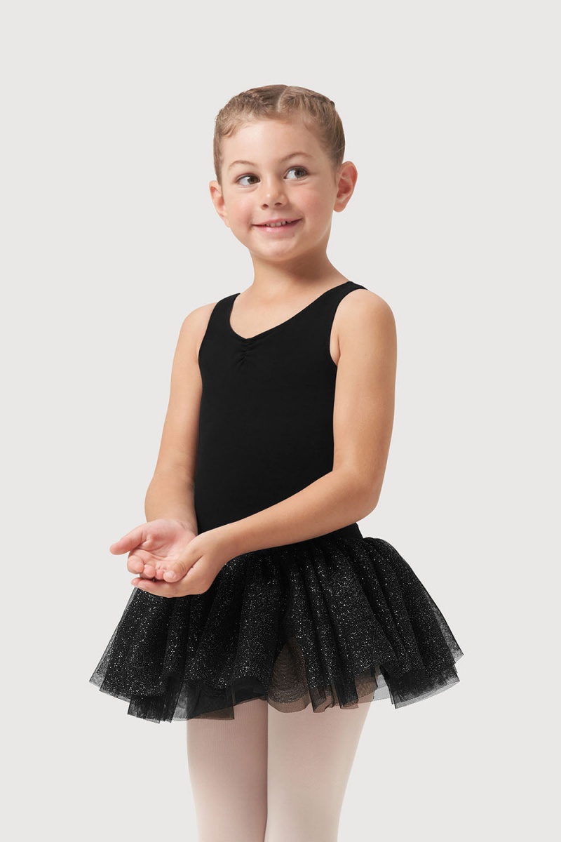 Kids' Bloch Sparkle Dress Black | USQCS77934