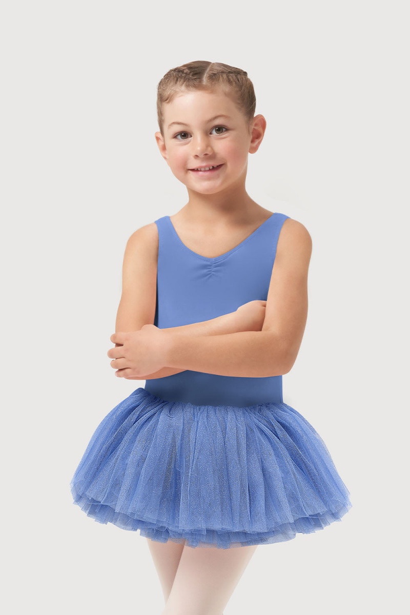 Kids\' Bloch Sparkle Dress Blue | USNZX45459